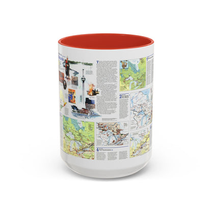 Canada - Ontario 2 (1996) (Map) Accent Coffee Mug