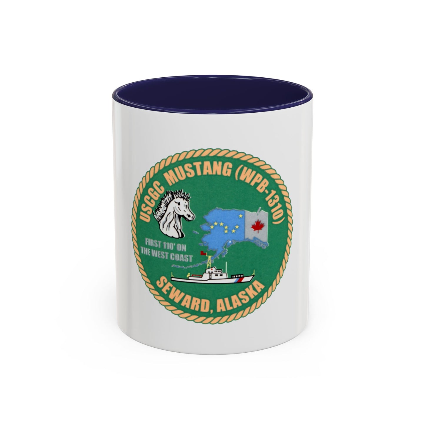 USCGC Mustang WPB 1310 v2 (U.S. Coast Guard) Accent Coffee Mug
