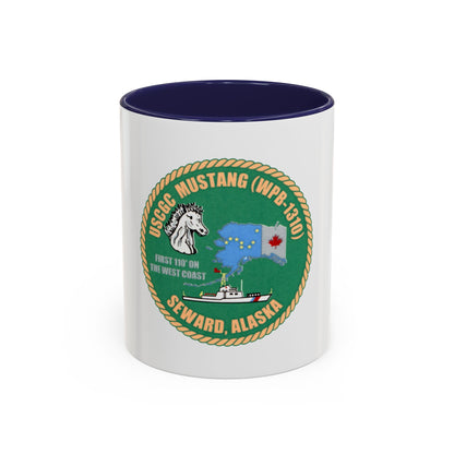 USCGC Mustang WPB 1310 v2 (U.S. Coast Guard) Accent Coffee Mug