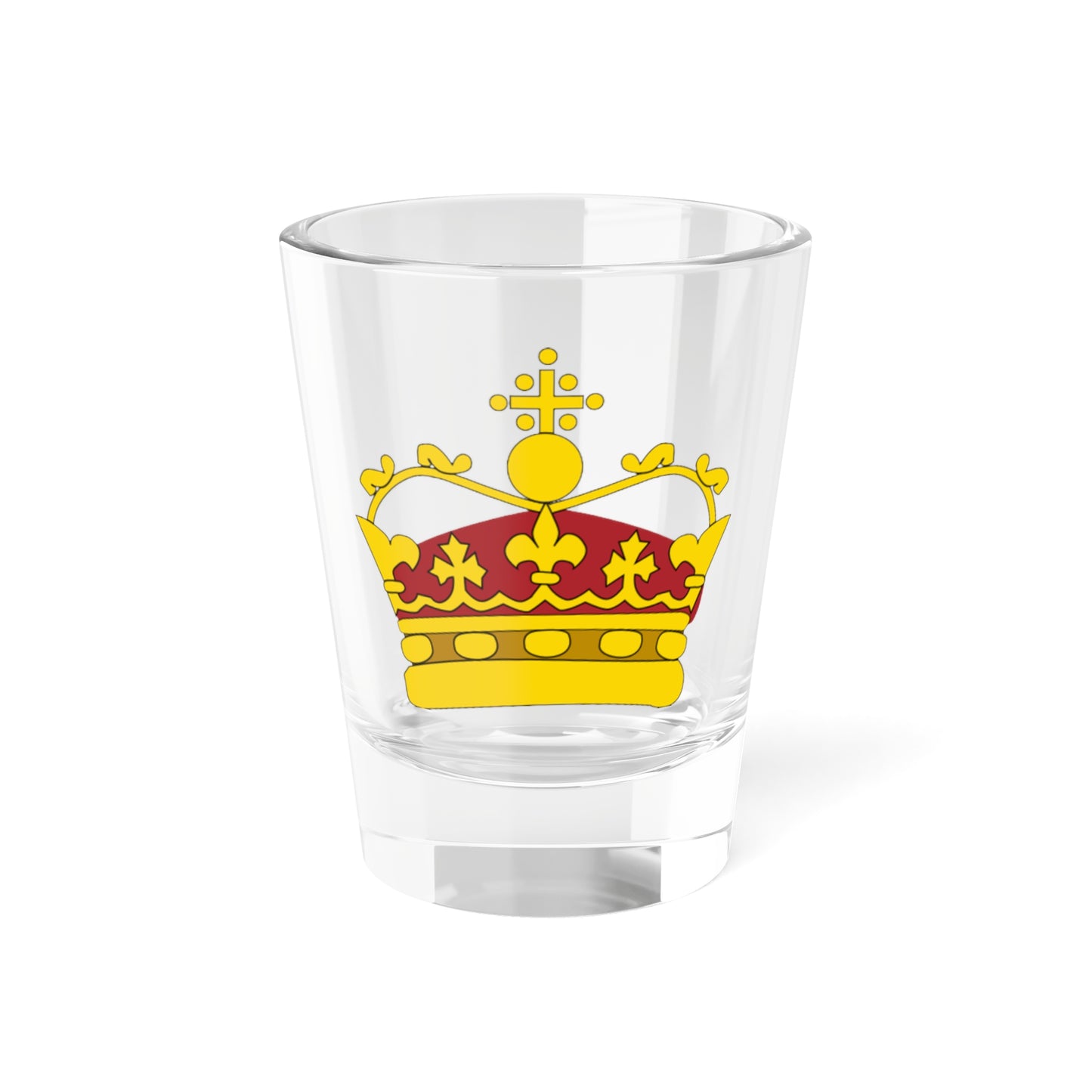 Heraldic Royal Crown of Scotland (United Kingdom) (Coat of Arms) Shot Glass 1.5oz