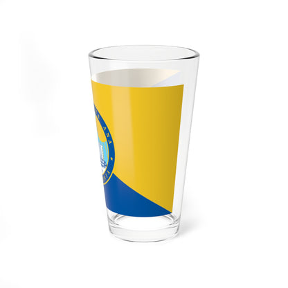 Flag of Santa Ana California (United States) Pint Glass 16oz