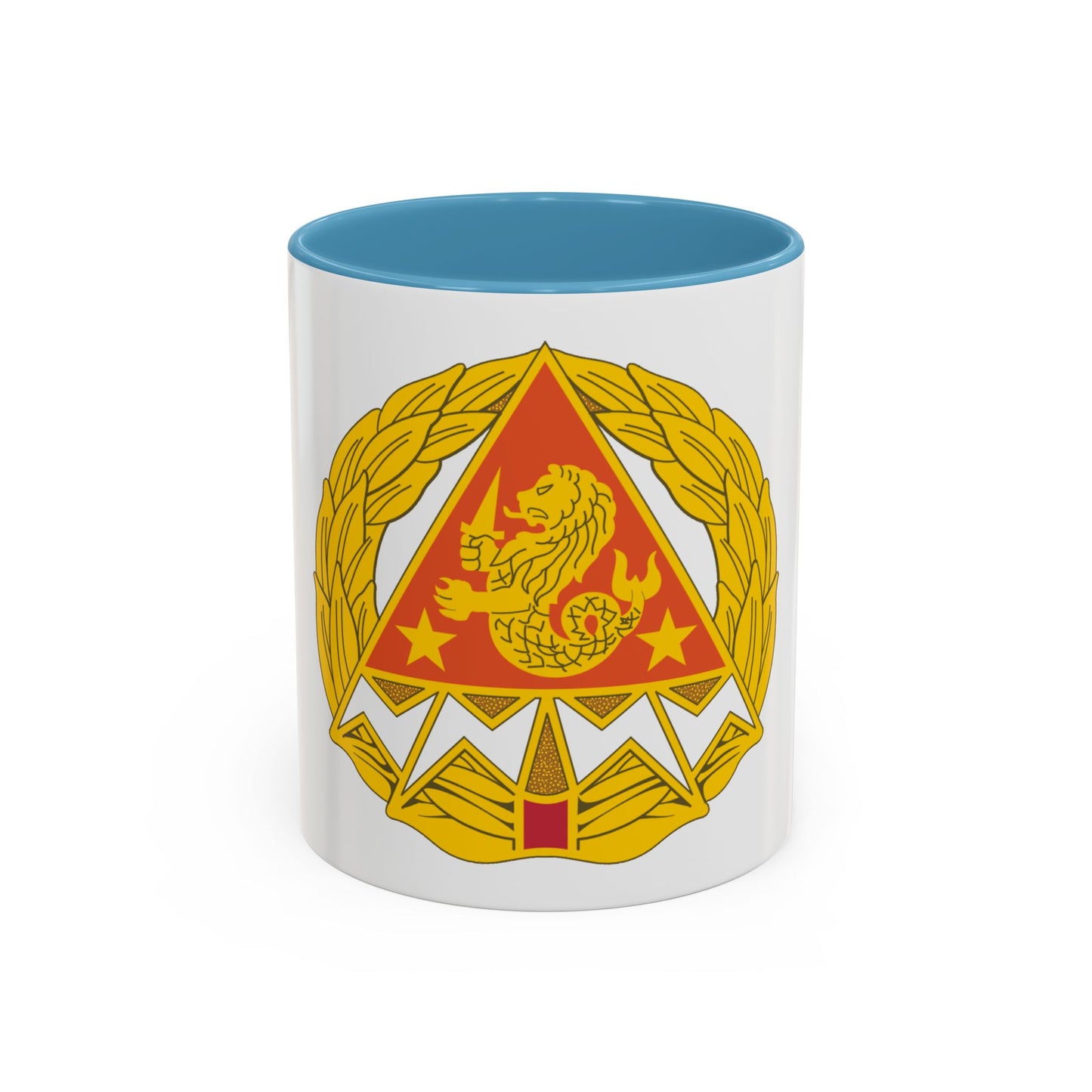 4 Signal Group (U.S. Army) Accent Coffee Mug