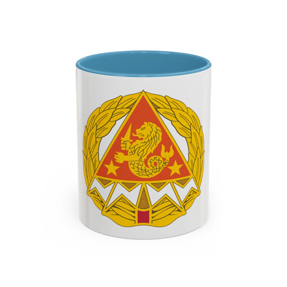 4 Signal Group (U.S. Army) Accent Coffee Mug