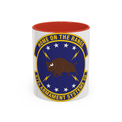 672d Armament Systems Squadron (U.S. Air Force) Accent Coffee Mug