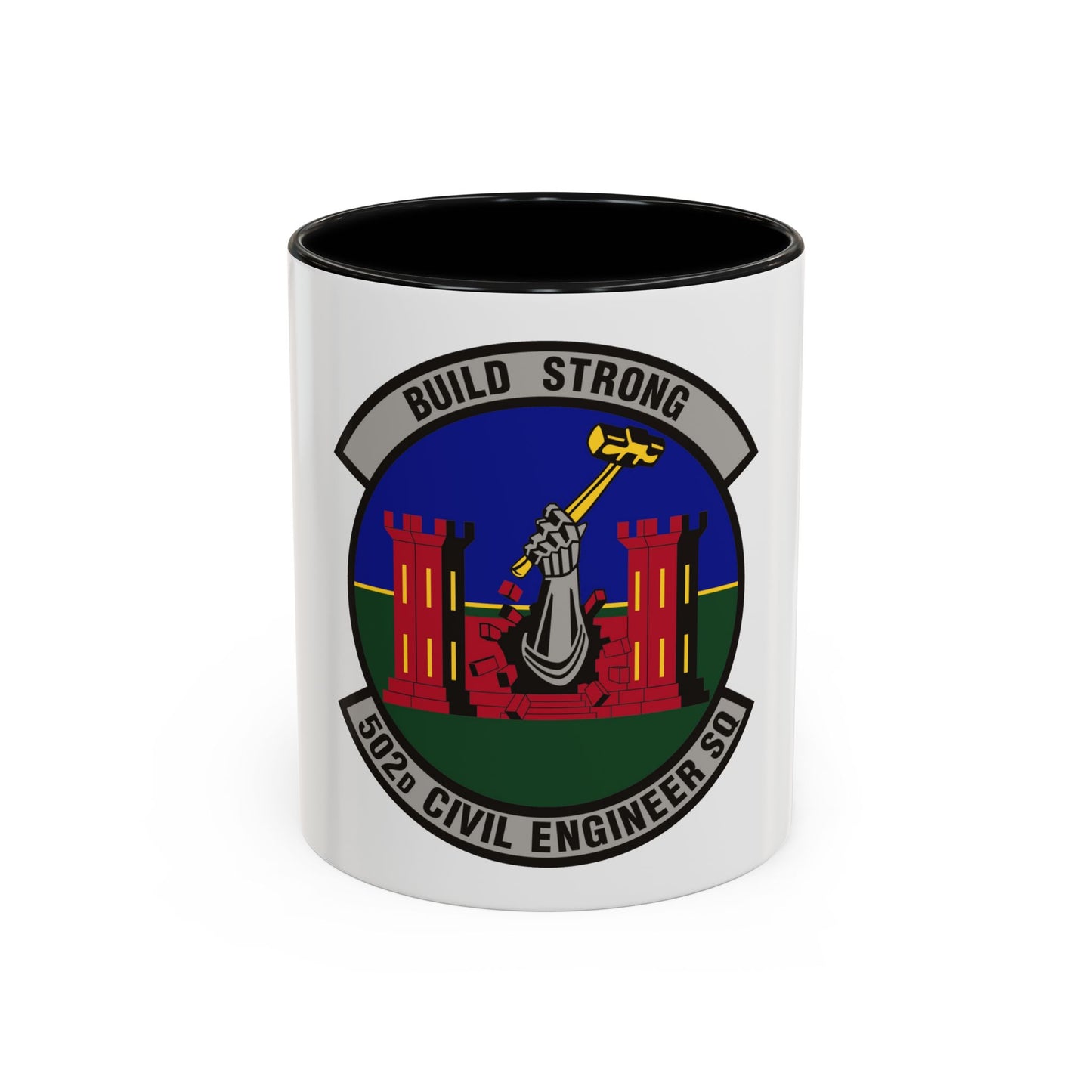 502d Civil Engineer Squadron (U.S. Air Force) Accent Coffee Mug