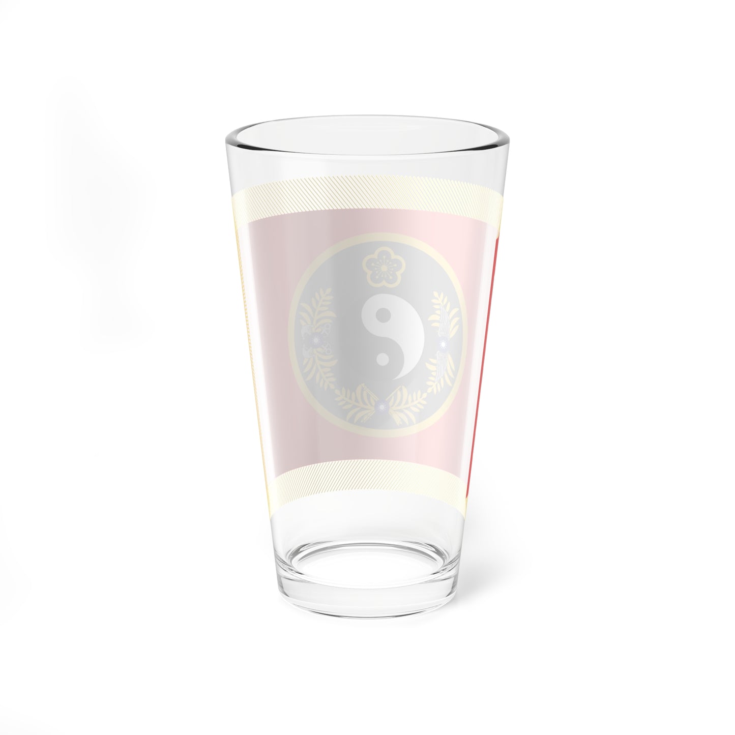 ROC NDU War College Flag (China) Pint Glass 16oz