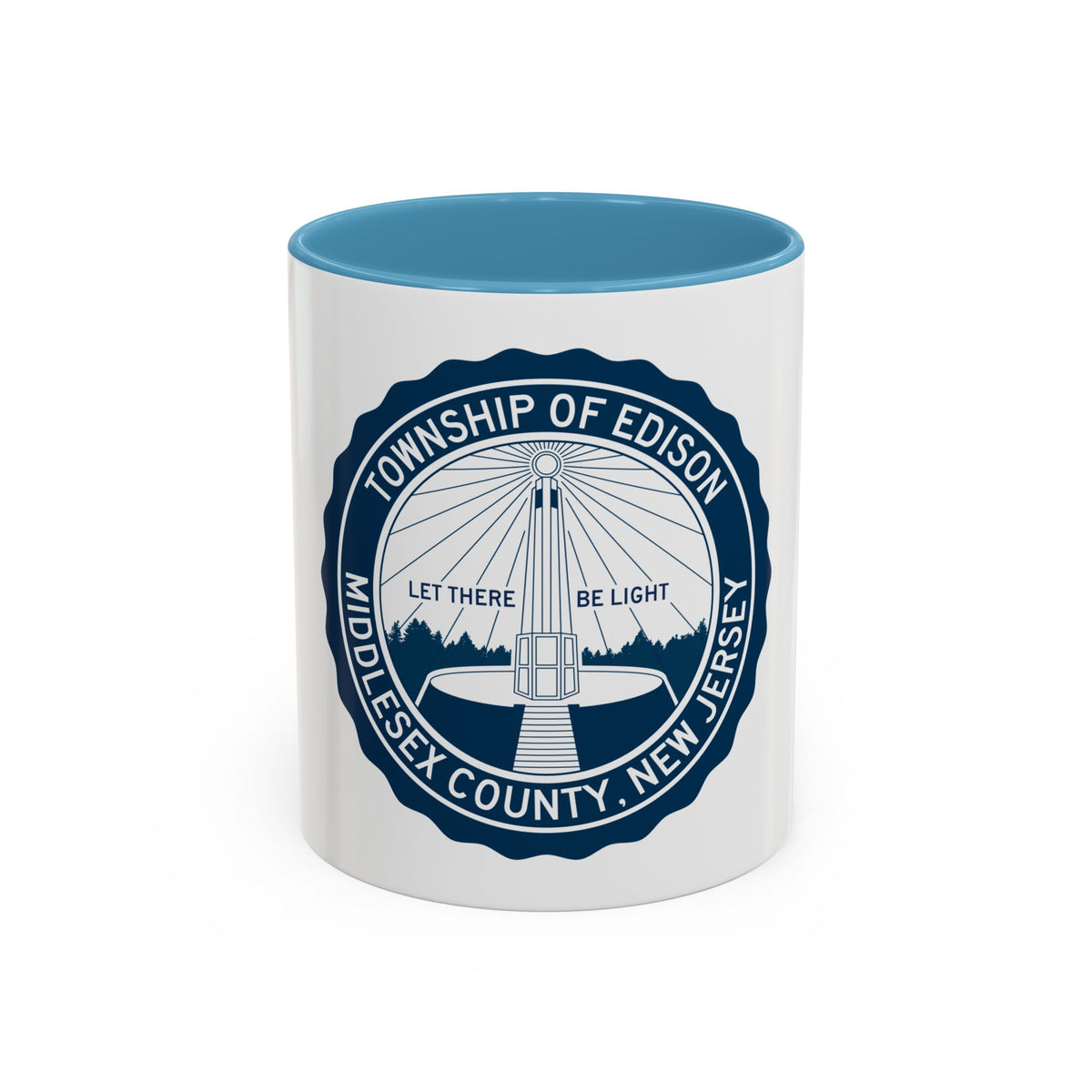 Seal of Edison NJ - Accent Coffee Mug