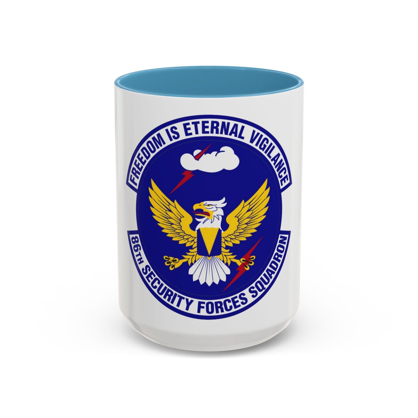 86 Security Forces Squadron USAFE (U.S. Air Force) Accent Coffee Mug