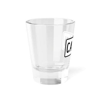 Truck plate es (Puerto Rico) (Road Sign) Shot Glass 1.5oz