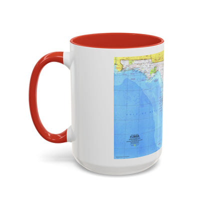 USA - Florida 1 (1973) (Map) Accent Coffee Mug