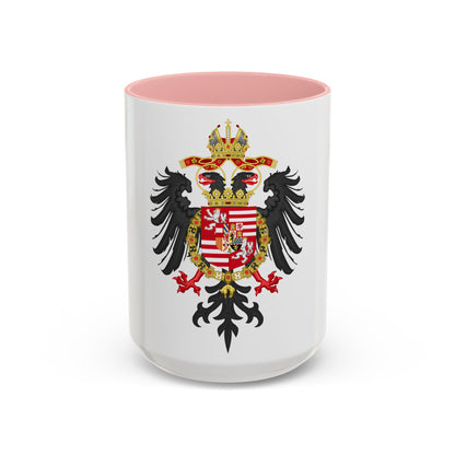 Greater Coat of Arms of Ferdinand I, Holy Roman Emperor - Accent Coffee Mug