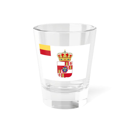 Third Flag of the Duchy of Lucca (Italy) Shot Glass 1.5oz