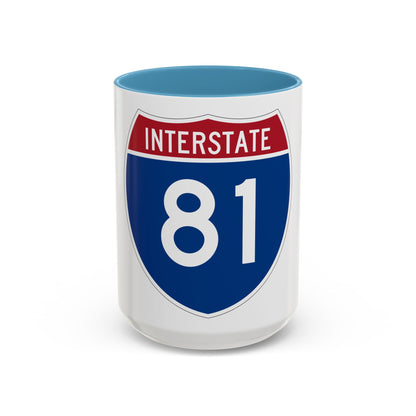Interstate 81 (U.S. Highways) Accent Coffee Mug