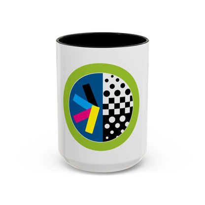 Graphic Arts (Boy Scout Merit Badge) Accent Coffee Mug
