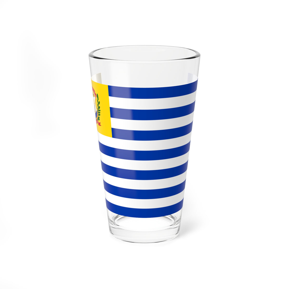 Bandera del Municipio Simon Rodriguez (Venezuela) Pint Glass 16oz