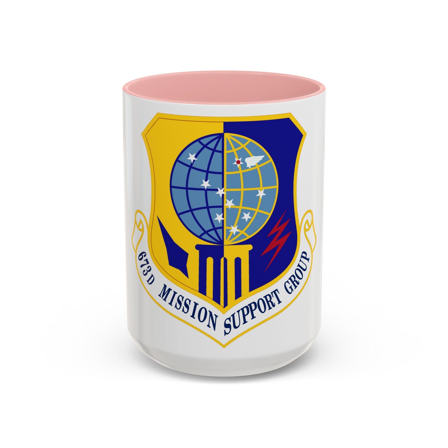 673 Mission Support Group PACAF (U.S. Air Force) Accent Coffee Mug