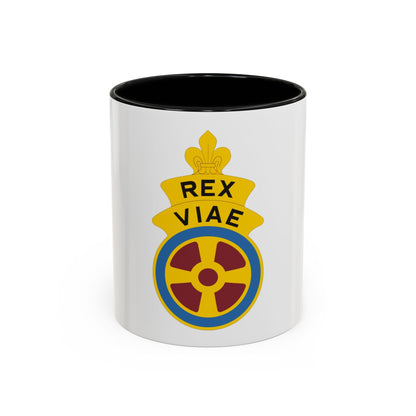 180 Transportation Battalion (U.S. Army) Accent Coffee Mug
