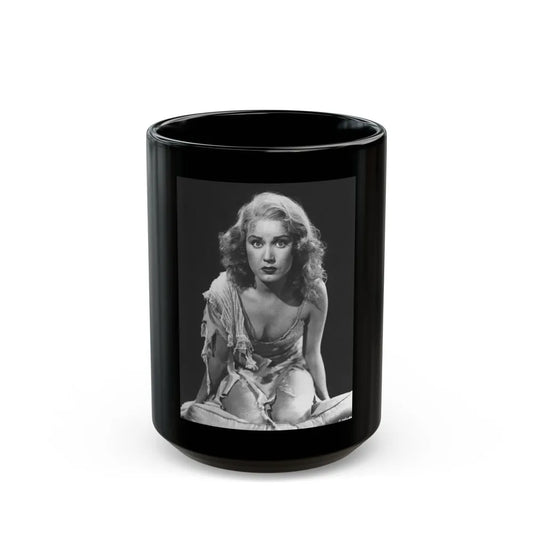 Fay Wray #34 (Vintage Female Icon) Black Coffee Mug-15oz-Go Mug Yourself