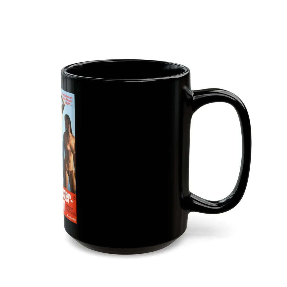 Bademeister-Report - Mad Memories of a Lifeguard 1973 Movie Poster - Black Coffee Mug-Go Mug Yourself