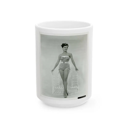 Debra Paget #651 (Vintage Female Icon) White Coffee Mug-15oz-Go Mug Yourself