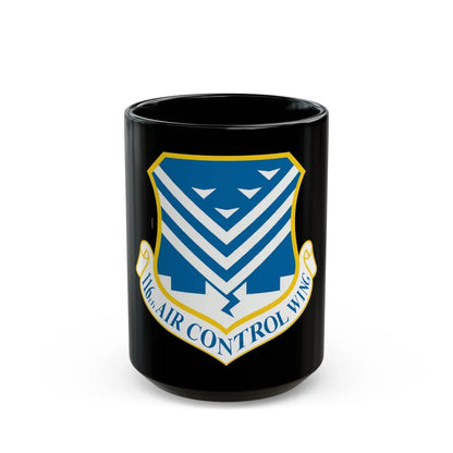 116th Air Control Wing (U.S. Air Force) Black Coffee Mug-15oz-Go Mug Yourself