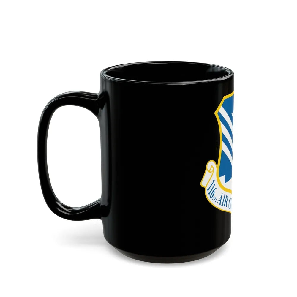 116th Air Control Wing (U.S. Air Force) Black Coffee Mug-Go Mug Yourself