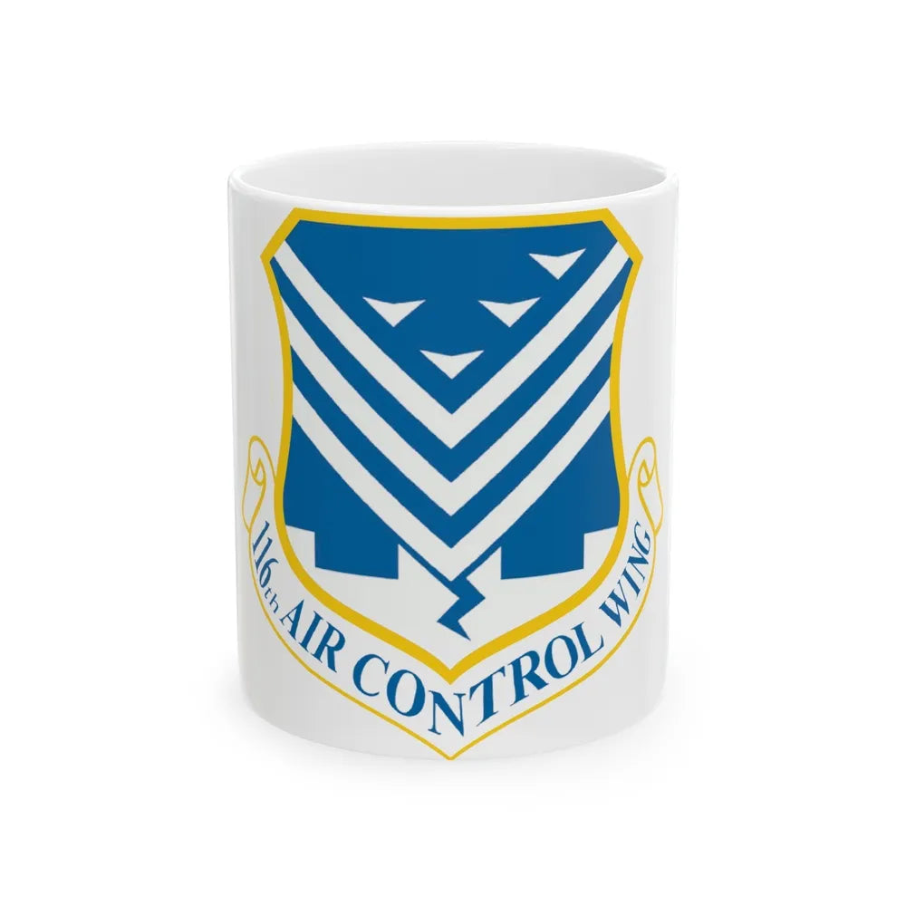 116th Air Control Wing (U.S. Air Force) White Coffee Mug-11oz-Go Mug Yourself