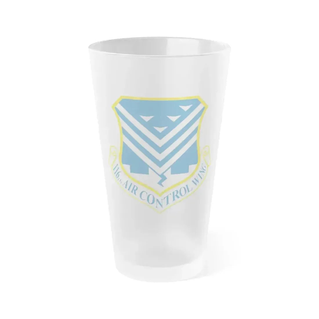 116th Air Control Wing (U.S. Air Force) Frosted Pint Glass 16oz Default Title - Go Mug Yourself