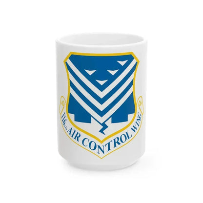 116th Air Control Wing (U.S. Air Force) White Coffee Mug 15oz - Go Mug Yourself