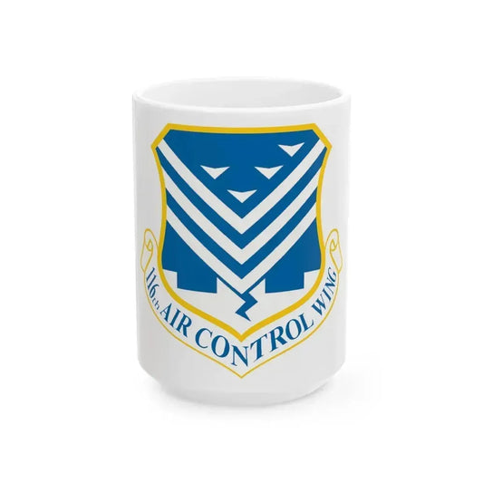 116th Air Control Wing (U.S. Air Force) White Coffee Mug 15oz - Go Mug Yourself