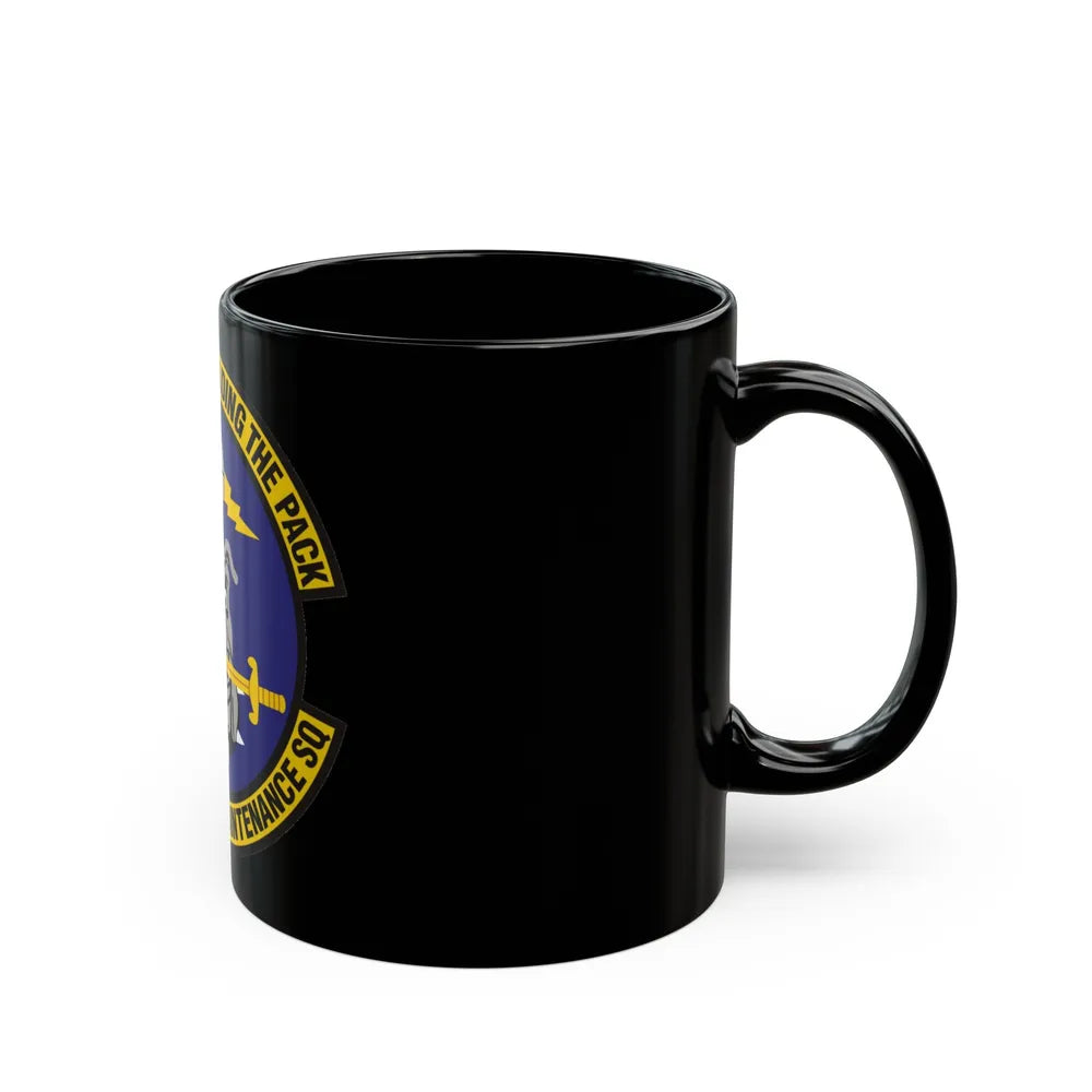 116th Aircraft Maintenance Squadron (U.S. Air Force) Black Coffee Mug-Go Mug Yourself