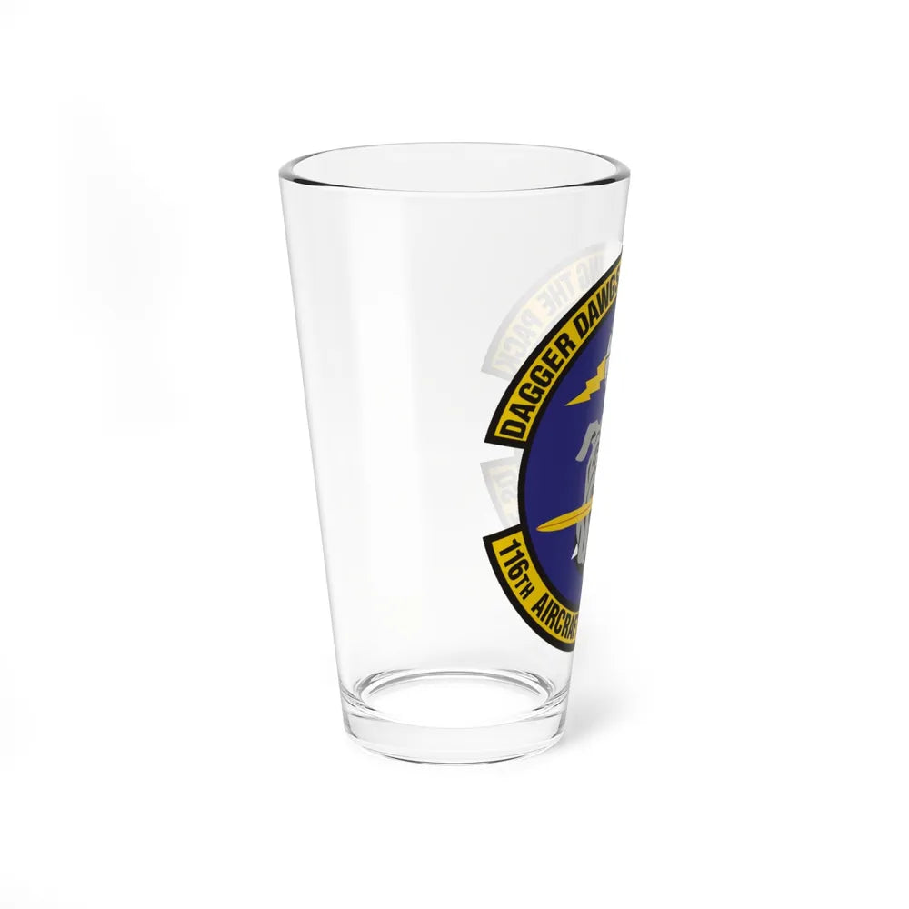 116th Aircraft Maintenance Squadron (U.S. Air Force) Pint Glass 16oz-Go Mug Yourself