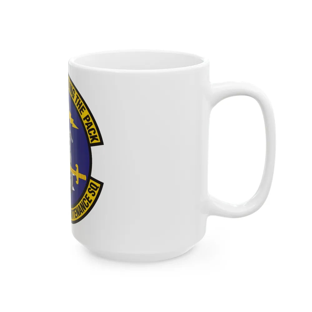 116th Aircraft Maintenance Squadron (U.S. Air Force) White Coffee Mug-Go Mug Yourself