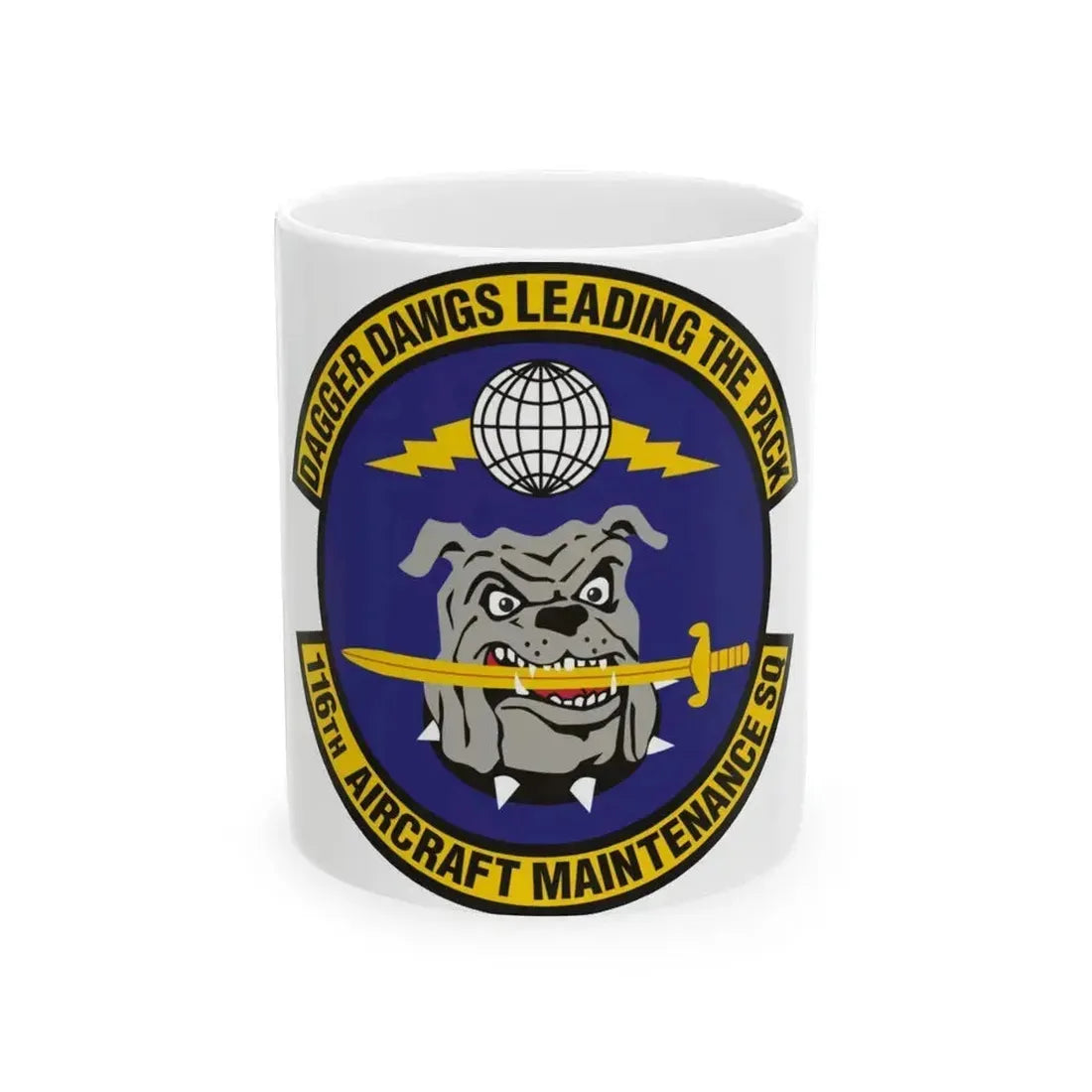 116th Aircraft Maintenance Squadron (U.S. Air Force) White Coffee Mug 11oz - Go Mug Yourself