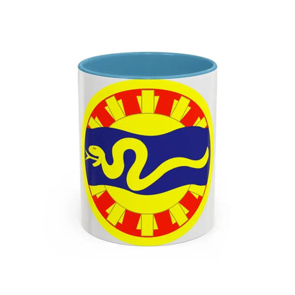 116th Cavalry Brigade Combat Team (U.S. Army) Accent Coffee Mug 11oz Light Blue - Go Mug Yourself