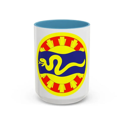 116th Cavalry Brigade Combat Team (U.S. Army) Accent Coffee Mug 15oz Light Blue - Go Mug Yourself