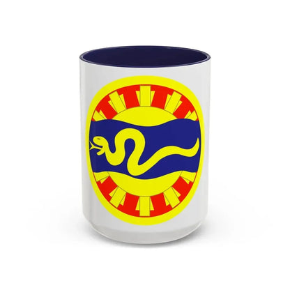 116th Cavalry Brigade Combat Team (U.S. Army) Accent Coffee Mug 15oz Navy - Go Mug Yourself