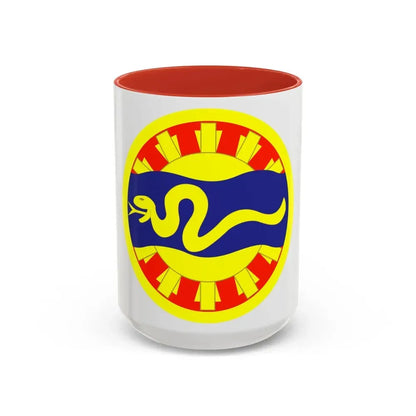 116th Cavalry Brigade Combat Team (U.S. Army) Accent Coffee Mug 15oz Red - Go Mug Yourself