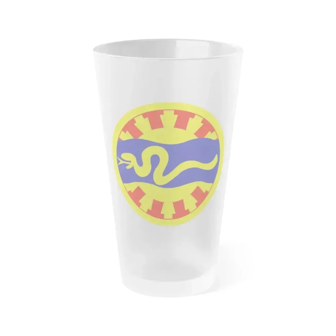 116th Cavalry Brigade Combat Team (U.S. Army) Frosted Pint Glass 16oz Default Title - Go Mug Yourself