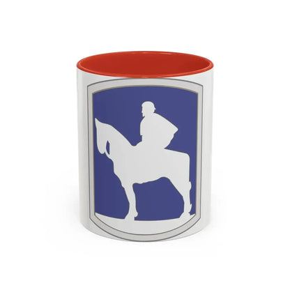 116th Infantry Brigade Combat Team 2 (U.S. Army) Accent Coffee Mug 11oz Red - Go Mug Yourself