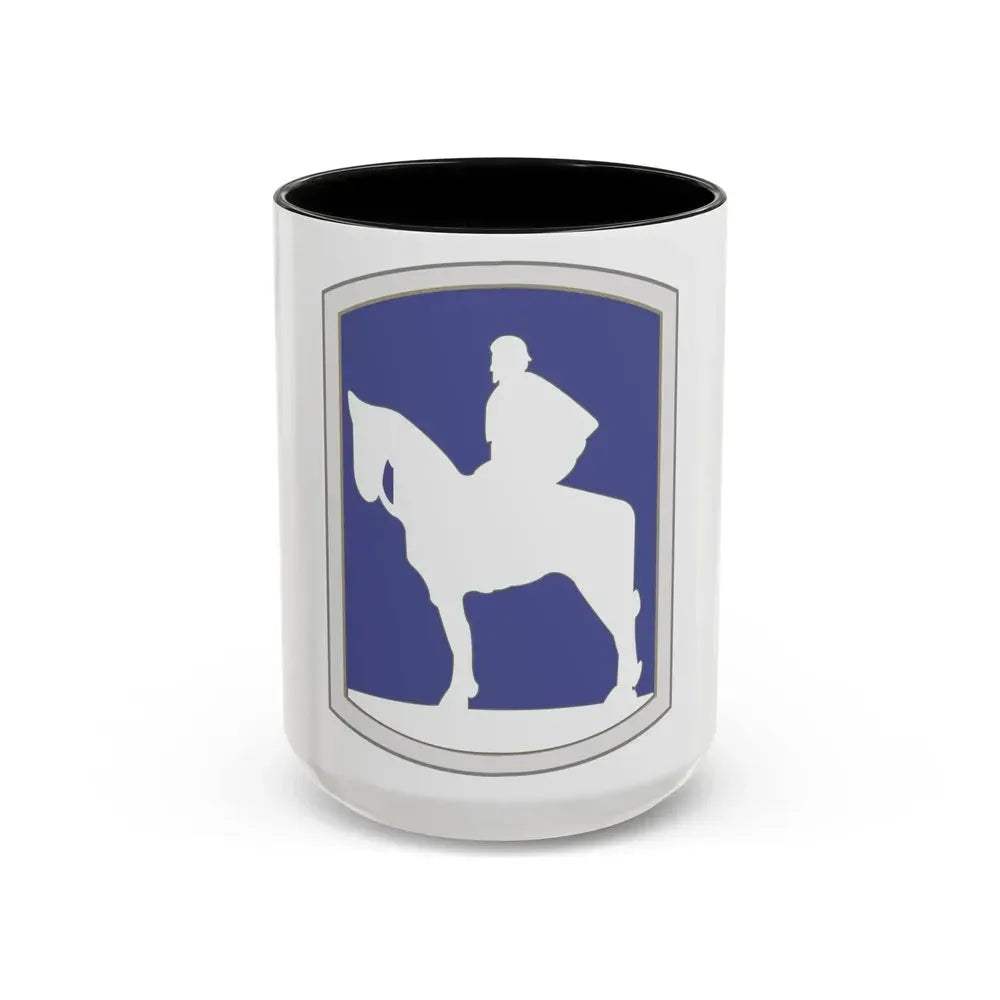 116th Infantry Brigade Combat Team 2 (U.S. Army) Accent Coffee Mug 15oz Black - Go Mug Yourself