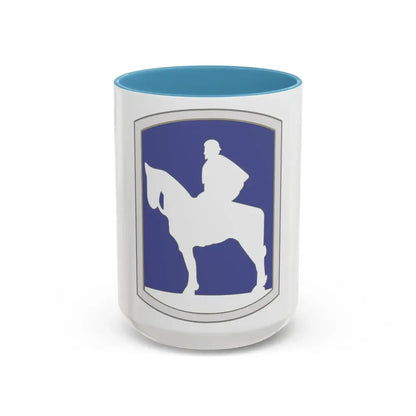 116th Infantry Brigade Combat Team 2 (U.S. Army) Accent Coffee Mug 15oz Light Blue - Go Mug Yourself
