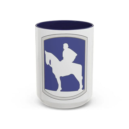 116th Infantry Brigade Combat Team 2 (U.S. Army) Accent Coffee Mug 15oz Navy - Go Mug Yourself
