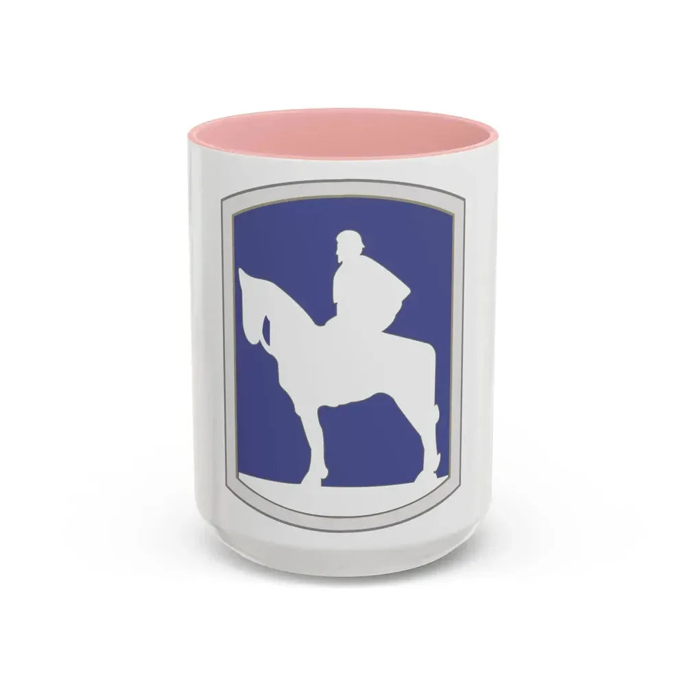 116th Infantry Brigade Combat Team 2 (U.S. Army) Accent Coffee Mug 15oz Pink - Go Mug Yourself