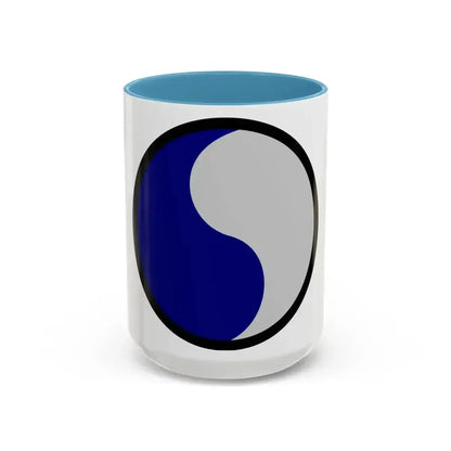 116th Infantry Brigade Combat Team (U.S. Army) Accent Coffee Mug 15oz Light Blue - Go Mug Yourself