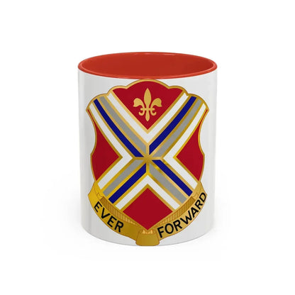 116th Infantry Regiment (U.S. Army) Accent Coffee Mug 11oz Red - Go Mug Yourself