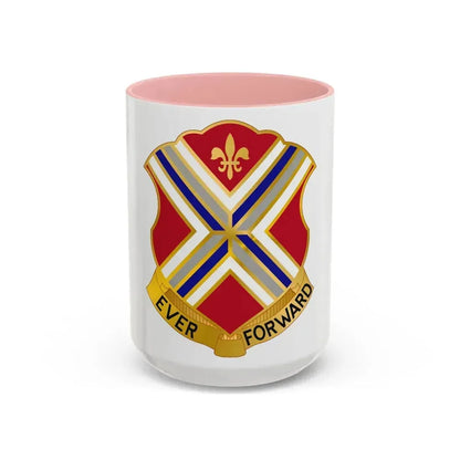 116th Infantry Regiment (U.S. Army) Accent Coffee Mug 15oz Pink - Go Mug Yourself