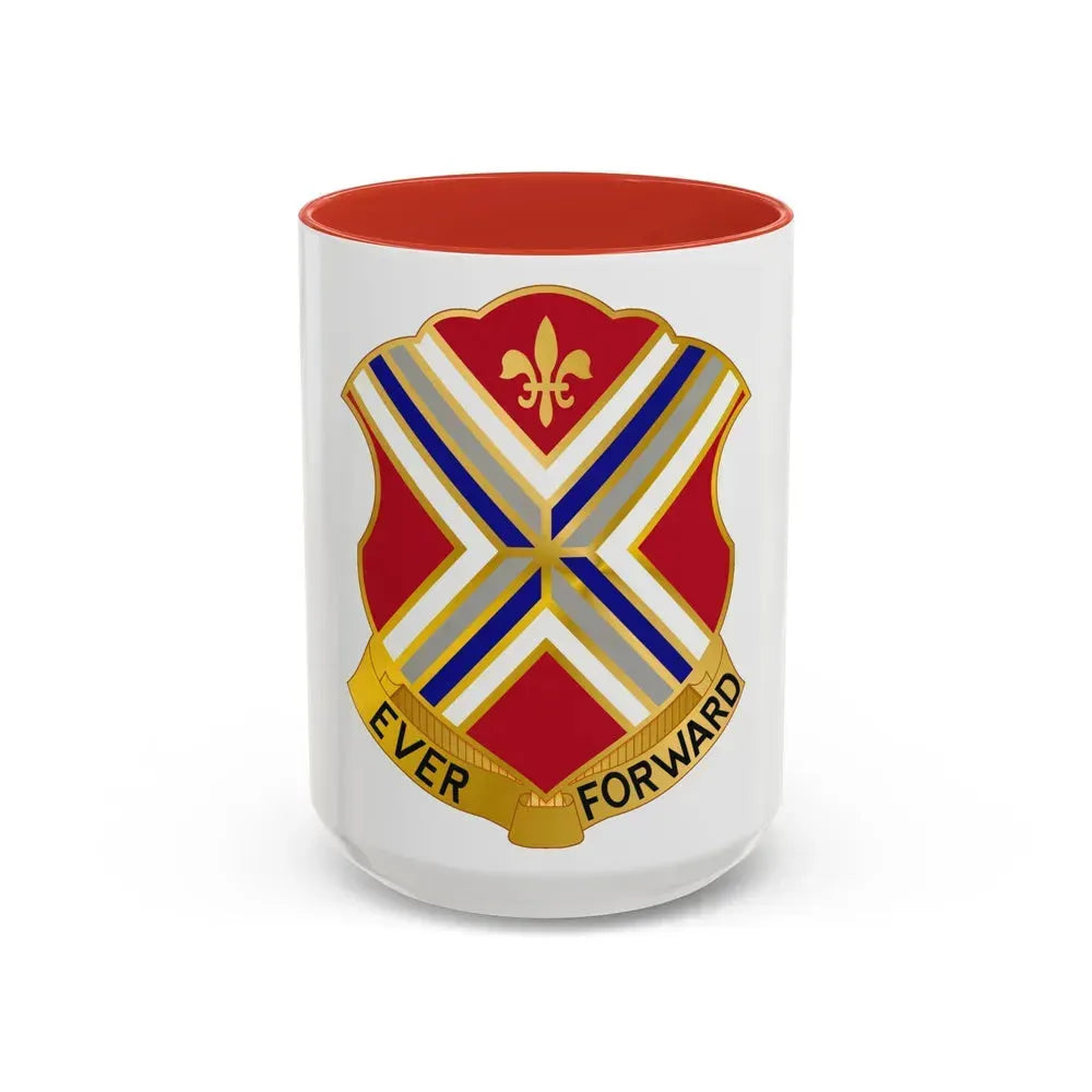116th Infantry Regiment (U.S. Army) Accent Coffee Mug 15oz Red - Go Mug Yourself