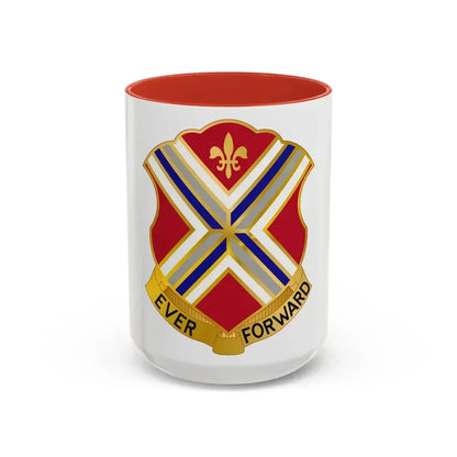116th Infantry Regiment (U.S. Army) Accent Coffee Mug 15oz Red - Go Mug Yourself