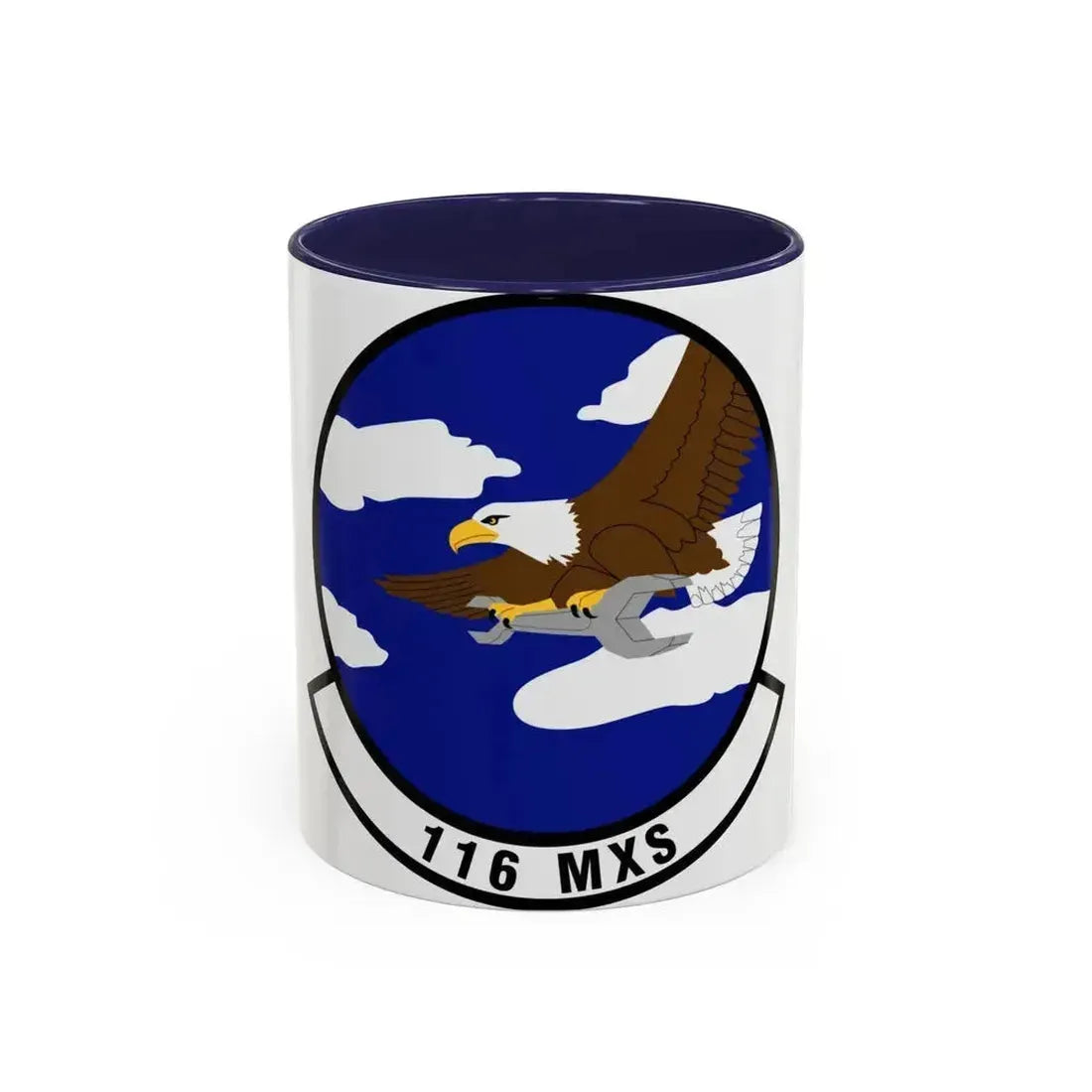 116th Maintenance Squadron (U.S. Air Force) Accent Coffee Mug 11oz Navy - Go Mug Yourself